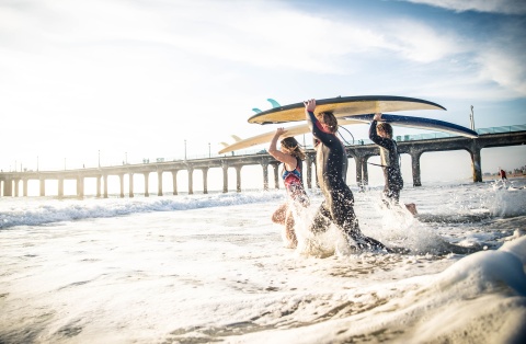 Viele Australier würden - anstatt zu surfen - einen Weihnachtsgottesdienst besuchen