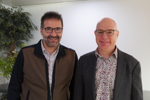 René Winkler (l.) und Beat Brügger waren zu Gast im Livenet-Talk.