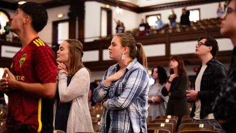 Worship unter Studenten in Asbury