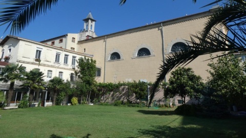 Der Ort des Geschehens: Die Santa-Maria Kirche in Istanbul