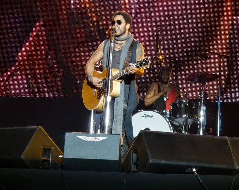 Lenny Kravitz auf der Bühne