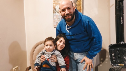Maria und Samih mit dem kleinen Ralph