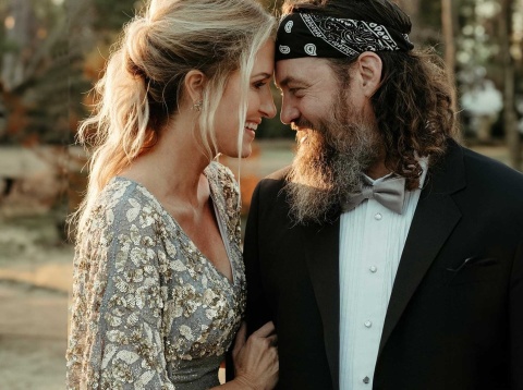 Korie Robertson (links) mit ihrem Mann Willie Robertson.
