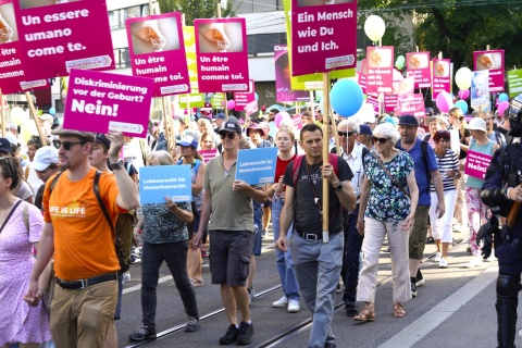 Es wird ein weiterer Marsch fürs Läbe in Zürich geben.