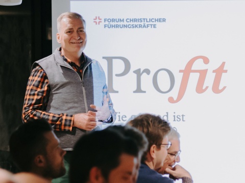 Co-Präsident Markus Baumgartner beim Partnertreffen