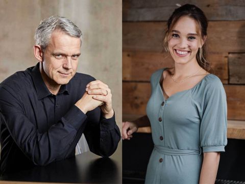 Der Astrophysiker Heino Falcke und die Ärztin Jana Highholder finden Hoffnung im Glauben.