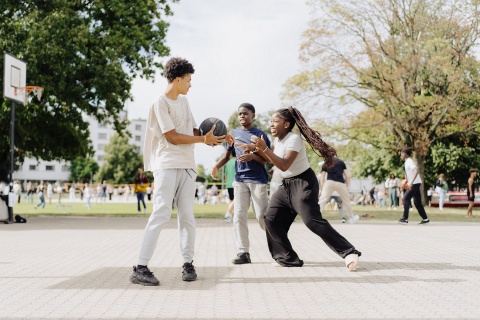 TeenStreet bietet auch genügend Zeit für Sport, Spiel und Gemeinschaft