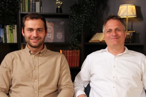 Andrea di Meglio (links) und Marius Bühlmann waren zu Gast im Livenet-Talk