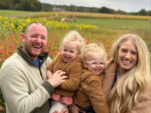 Stephanie May Wilson mit ihrer Familie