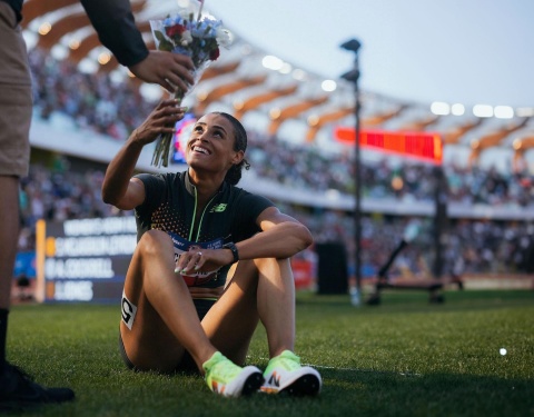 Sydney McLaughlin-Levrone hat einen neuen Weltrekord gestellt.