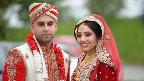 Pakistanisches Hochzeitpaar