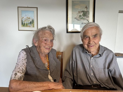 Maja Schmid-Bircher und ihr Mann Johannes Heinrich «Heini» Schmid