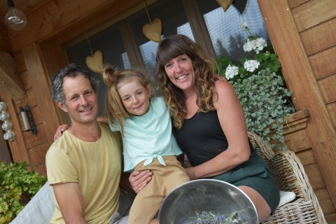 Thom und Salome Wieland mit Tochter Lilou