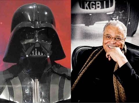 James Earl Jones (rechts), die Stimme von «Darth Vader»