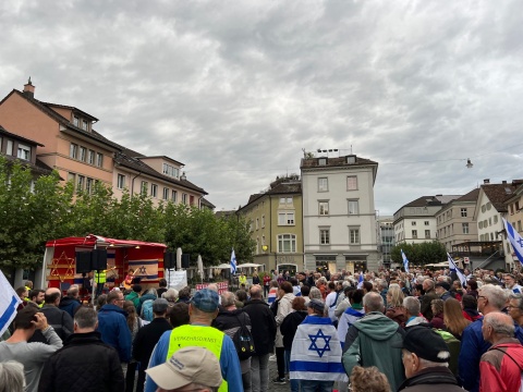 Der diesjährige Marsch des Lebens für Israel in Winterthur