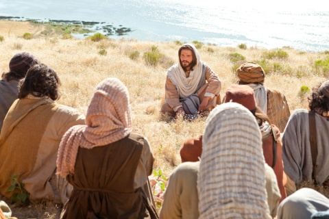 Jesus mit seinen Jüngern im Film «Son of God»