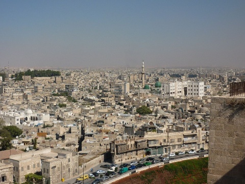 Die Stadt Aleppo