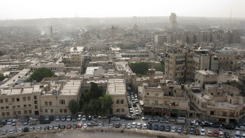 Blick auf Aleppo