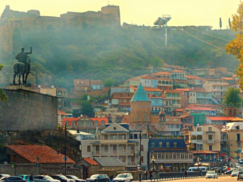 In Tiflis, der Hauptstadt Georgiens