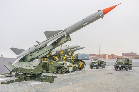 Eine Langstrecken-Rakete