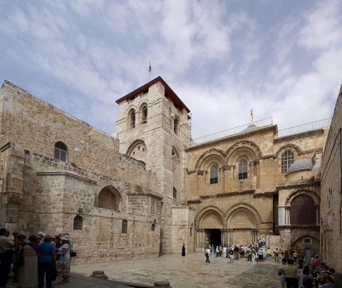 Die Grabeskirche in Jerusalem