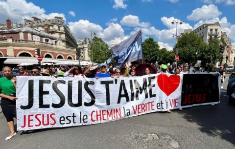 Tausende Menschen versammelten sich zum Marsch für Jesus