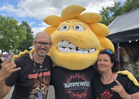 Samuel Hug und Nadine Zurbrügg beim Summerside-Festival