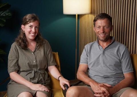 Dorine Neumann und Matthias "Kuno" Kuhn