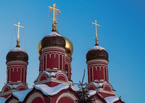 Russische Kirche in Moskau