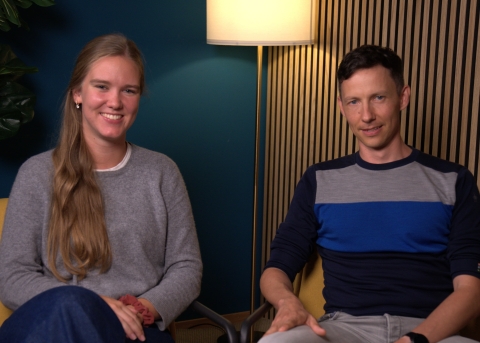 Thayssa Pelli und Timon Schmitter
