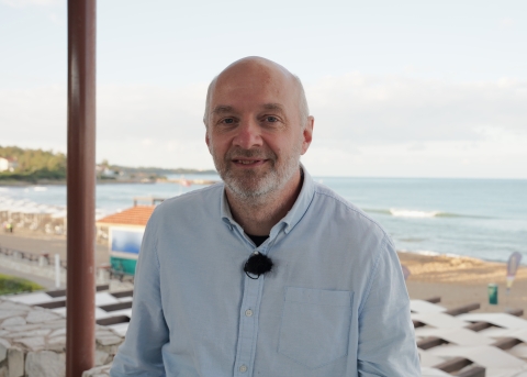 Tobias Weyrich im Talk bei Livenet in Griechenland