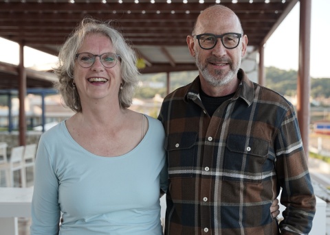 Karin und Thomas Härry bei Ferien am Meer in Griechenland
