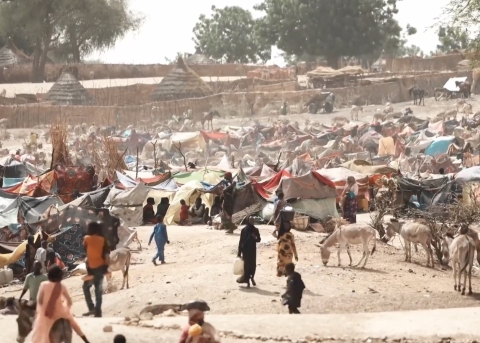 Sudanesische Vertriebene fliehen nach der Eroberung von El Fasher durch die RSF nach Tawila (Symbolbild)